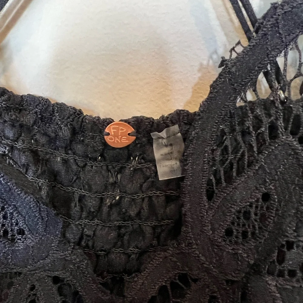 Free People Black Lace Dress - Picture 9 of 11